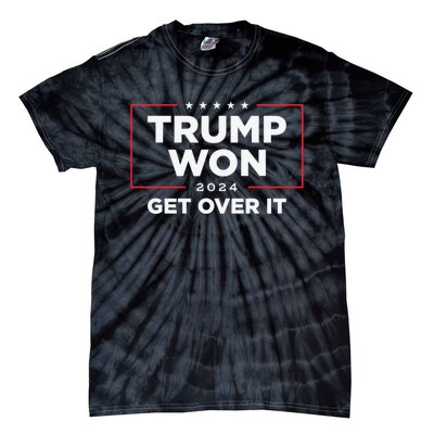 Trump Won Get Over It 2024 Tie-Dye T-Shirt