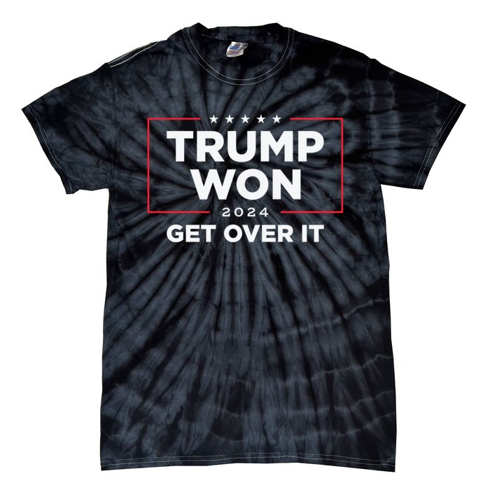 Trump Won Get Over It 2024 Tie-Dye T-Shirt