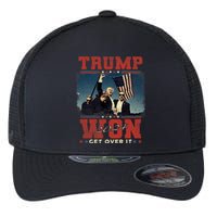 Trump Won Get Over It 2024 I Have Voted For Trump Flexfit Unipanel Trucker Cap