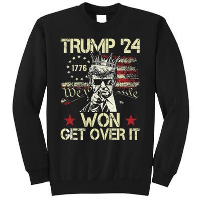 Trump Won Get Over It 2024 Sweatshirt