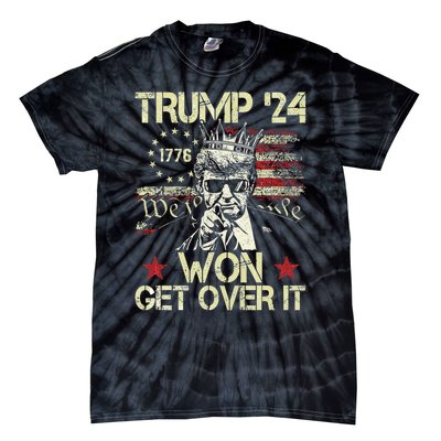 Trump Won Get Over It 2024 Tie-Dye T-Shirt