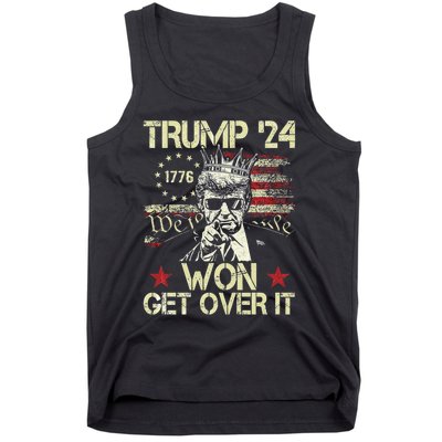 Trump Won Get Over It 2024 Tank Top