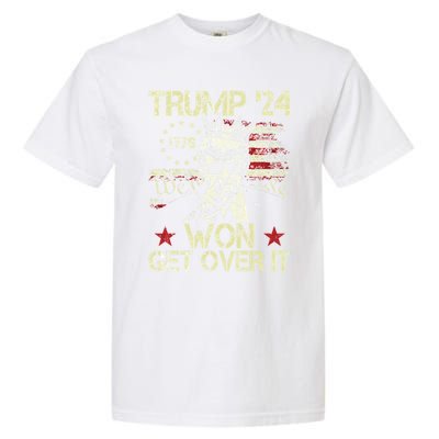 Trump Won Get Over It 2024 Garment-Dyed Heavyweight T-Shirt