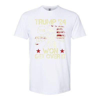 Trump Won Get Over It 2024 Softstyle CVC T-Shirt