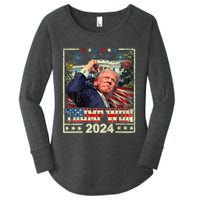 Trump Won Get Over It Patriotic Pro Trump Anti Kamala Women's Perfect Tri Tunic Long Sleeve Shirt