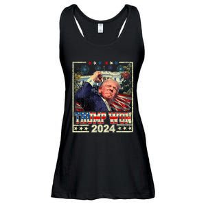 Trump Won Get Over It Patriotic Pro Trump Anti Kamala Ladies Essential Flowy Tank