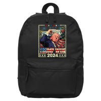 Trump Won Get Over It Patriotic Pro Trump Anti Kamala 16 in Basic Backpack