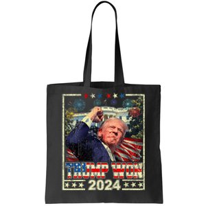 Trump Won Get Over It Patriotic Pro Trump Anti Kamala Tote Bag