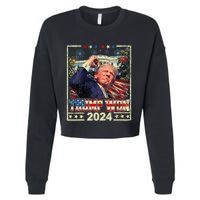 Trump Won Get Over It Patriotic Pro Trump Anti Kamala Cropped Pullover Crew