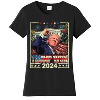 Trump Won Get Over It Patriotic Pro Trump Anti Kamala Women's T-Shirt