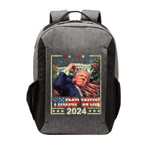 Trump Won Get Over It Patriotic Pro Trump Anti Kamala Vector Backpack