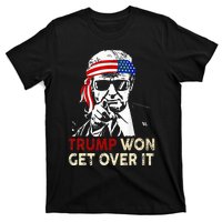 Trump Won Get Over It Patriotic Pro Trump Anti Kamala T-Shirt