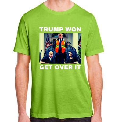 Trump Won Get Over It Maga Won Election 2024 Adult ChromaSoft Performance T-Shirt