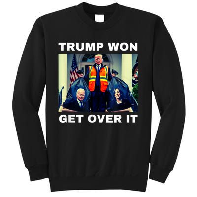 Trump Won Get Over It Maga Won Election 2024 Sweatshirt