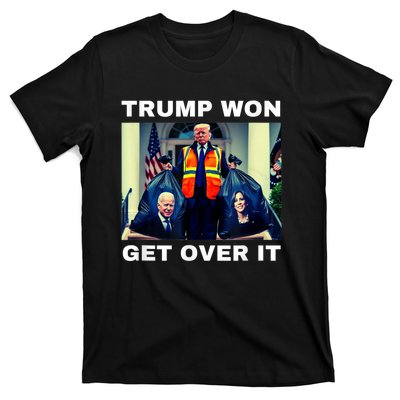 Trump Won Get Over It Maga Won Election 2024 T-Shirt