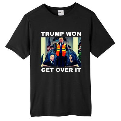 Trump Won Get Over It Maga Won Election 2024 Tall Fusion ChromaSoft Performance T-Shirt