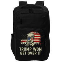 Trump Won Get Over It Patriotic Pro Trump Anti Kamala Impact Tech Backpack