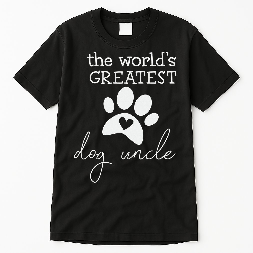 The World's Greatest Dog Uncle Tall T-Shirt