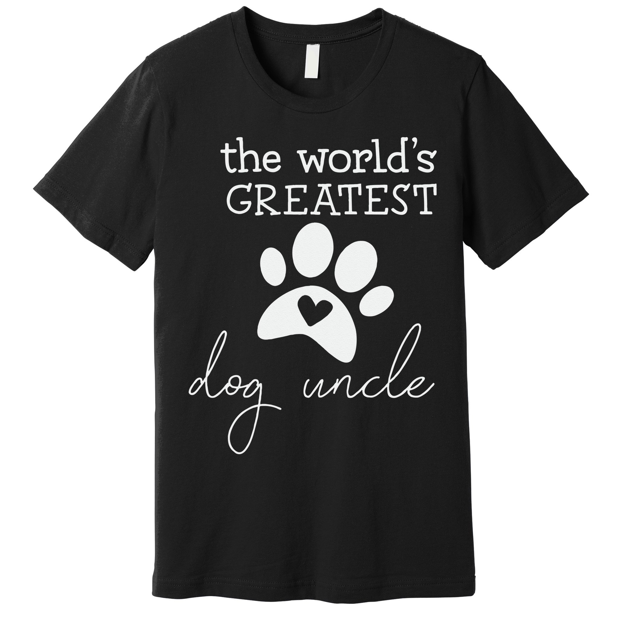 The World's Greatest Dog Uncle Premium T-Shirt