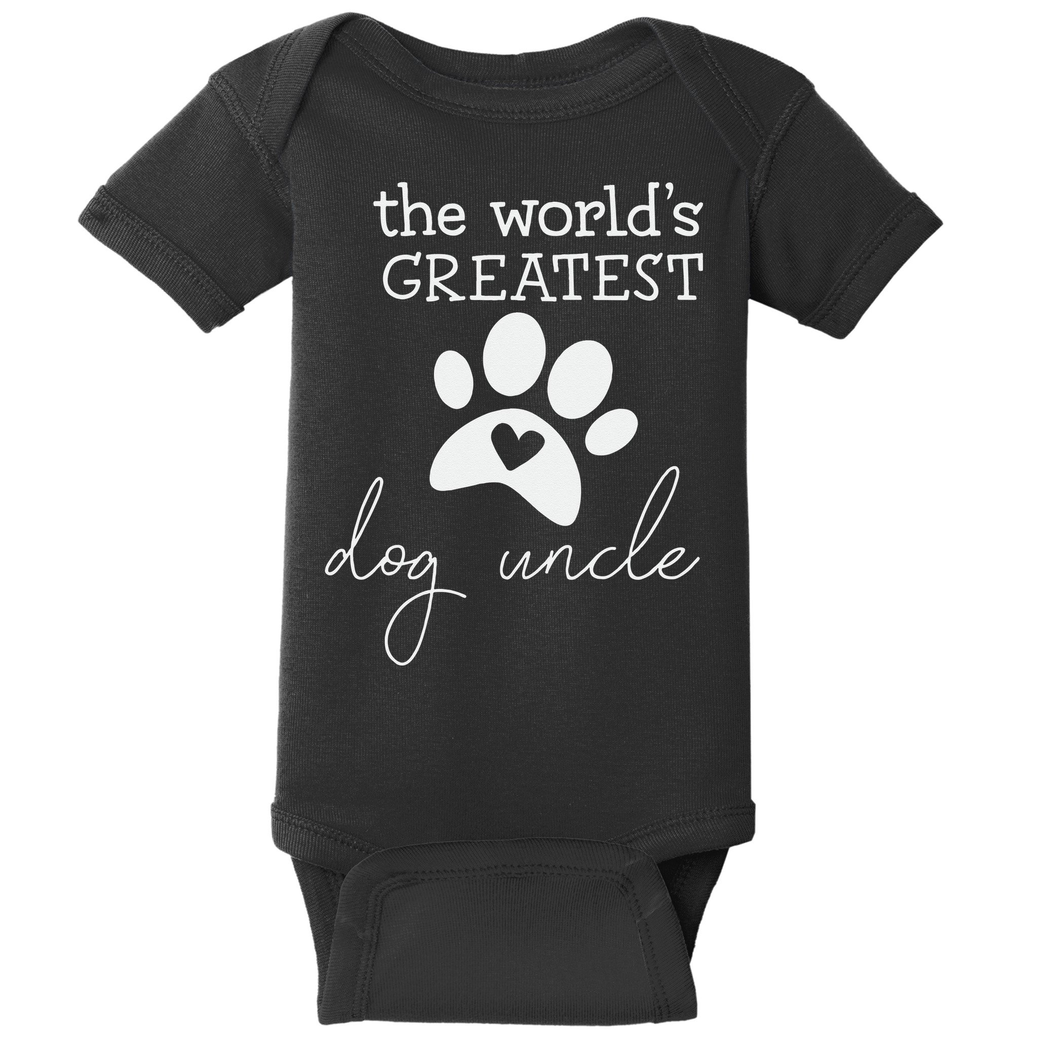 The World's Greatest Dog Uncle Baby Bodysuit