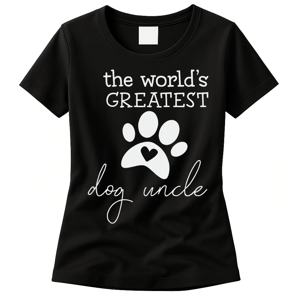 The World's Greatest Dog Uncle Womens T-Shirt