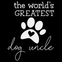 The World's Greatest Dog Uncle Zip Tote Bag