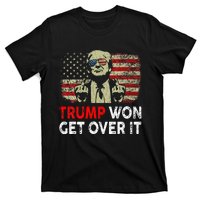 Trump Won Get Over It Patriotic Pro Trump Anti Kamala T-Shirt