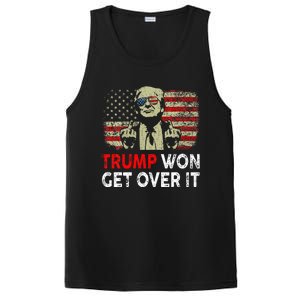 Trump Won Get Over It Patriotic Pro Trump Anti Kamala PosiCharge Competitor Tank