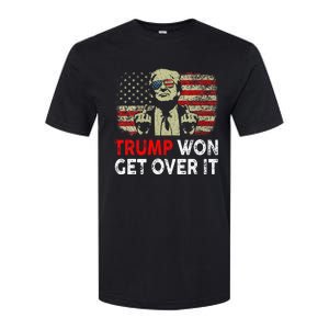 Trump Won Get Over It Patriotic Pro Trump Anti Kamala Softstyle CVC T-Shirt