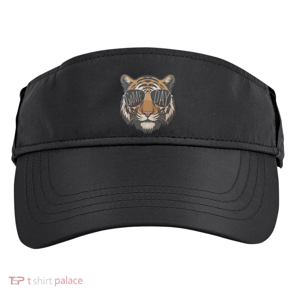 Tigers With Game Day Glasses Game Day Mascot Adult Drive Performance Visor