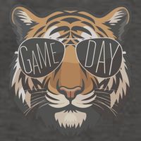 Tigers With Game Day Glasses Game Day Mascot Vector Backpack