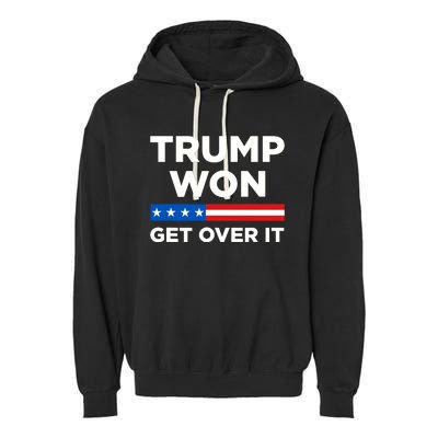 Trump Won Garment-Dyed Fleece Hoodie