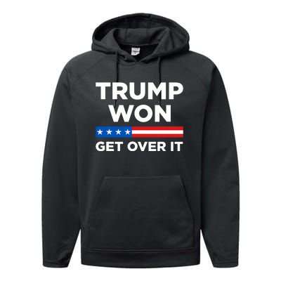 Trump Won Performance Fleece Hoodie