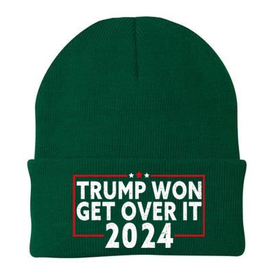 Trump Won Get Over It 2024 Knit Cap Winter Beanie