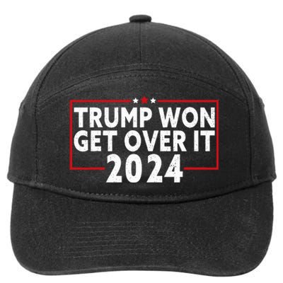 Trump Won Get Over It 2024 7-Panel Snapback Hat