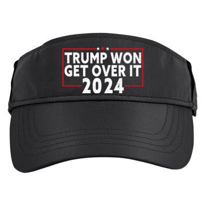 Trump Won Get Over It 2024 Adult Drive Performance Visor