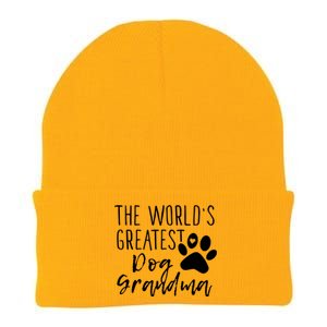 The WorldS Greatest Dog Grandma Knit Cap Winter Beanie