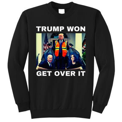 Trump Won Get Over It Maga Won Election 2024 Sweatshirt