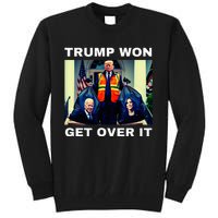 Trump Won Get Over It Maga Won Election 2024 Tall Sweatshirt