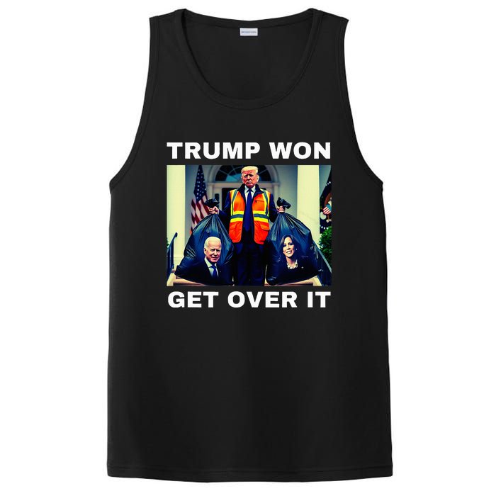 Trump Won Get Over It Maga Won Election 2024 PosiCharge Competitor Tank