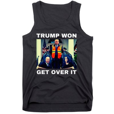 Trump Won Get Over It Maga Won Election 2024 Tank Top