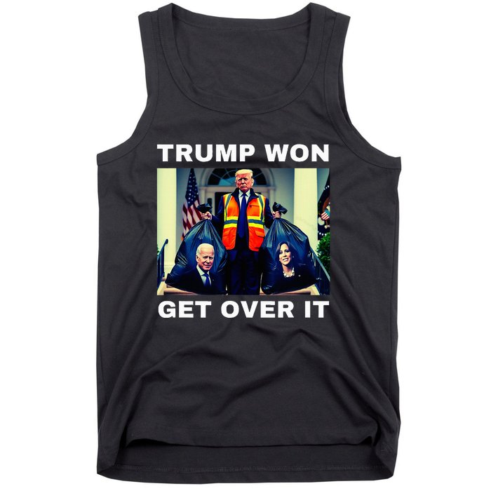 Trump Won Get Over It Maga Won Election 2024 Tank Top