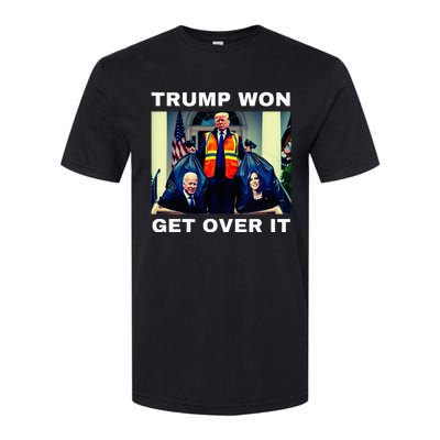 Trump Won Get Over It Maga Won Election 2024 Softstyle CVC T-Shirt