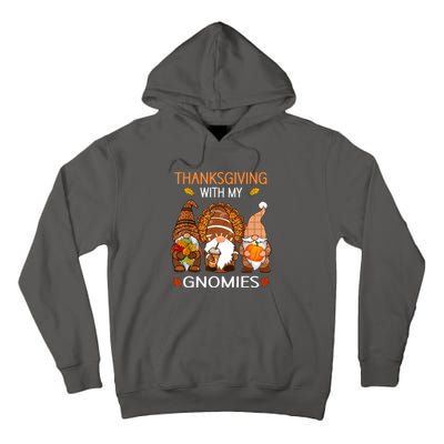 Thanksgiving Women Gnome Fall Leopard Turkey Tall Hoodie