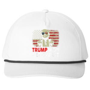 Trump Won Get Over It Patriotic Pro Trump Anti Kamala Funny Snapback Five-Panel Rope Hat