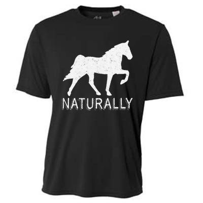 Tennessee Walking Horse Gaited Naturally funny Cooling Performance Crew T-Shirt