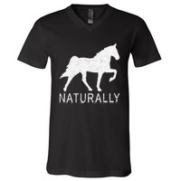 Tennessee Walking Horse Gaited Naturally funny V-Neck T-Shirt