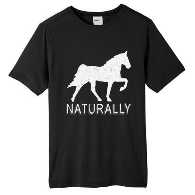 Tennessee Walking Horse Gaited Naturally funny Tall Fusion ChromaSoft Performance T-Shirt