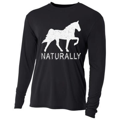 Tennessee Walking Horse Gaited Naturally funny Cooling Performance Long Sleeve Crew