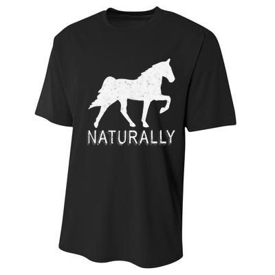 Tennessee Walking Horse Gaited Naturally funny Performance Sprint T-Shirt